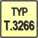 Piktogram - Typ: T.3266
